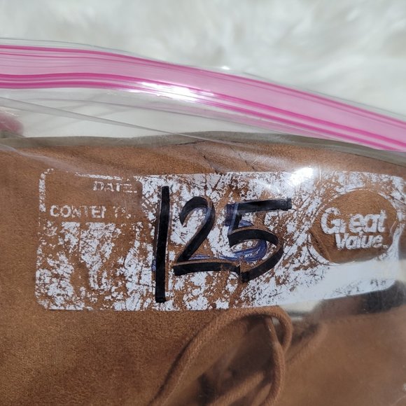 Soda Faux Suede Wedge Booties Camel Brown Round Toe Lace Up Womens Casual 7 - Picture 9 of 9